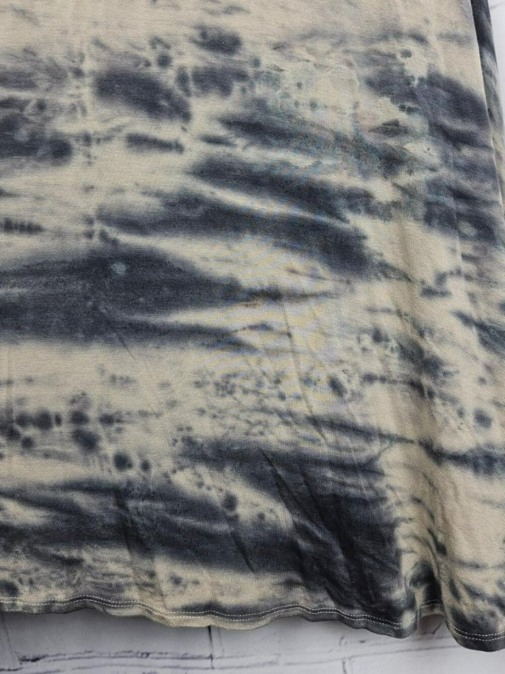Boho Tie-Dye Maxi Skirt Womens M Stretch Rayon Spandex Beachy Comfort Festival - Picture 4 of 9